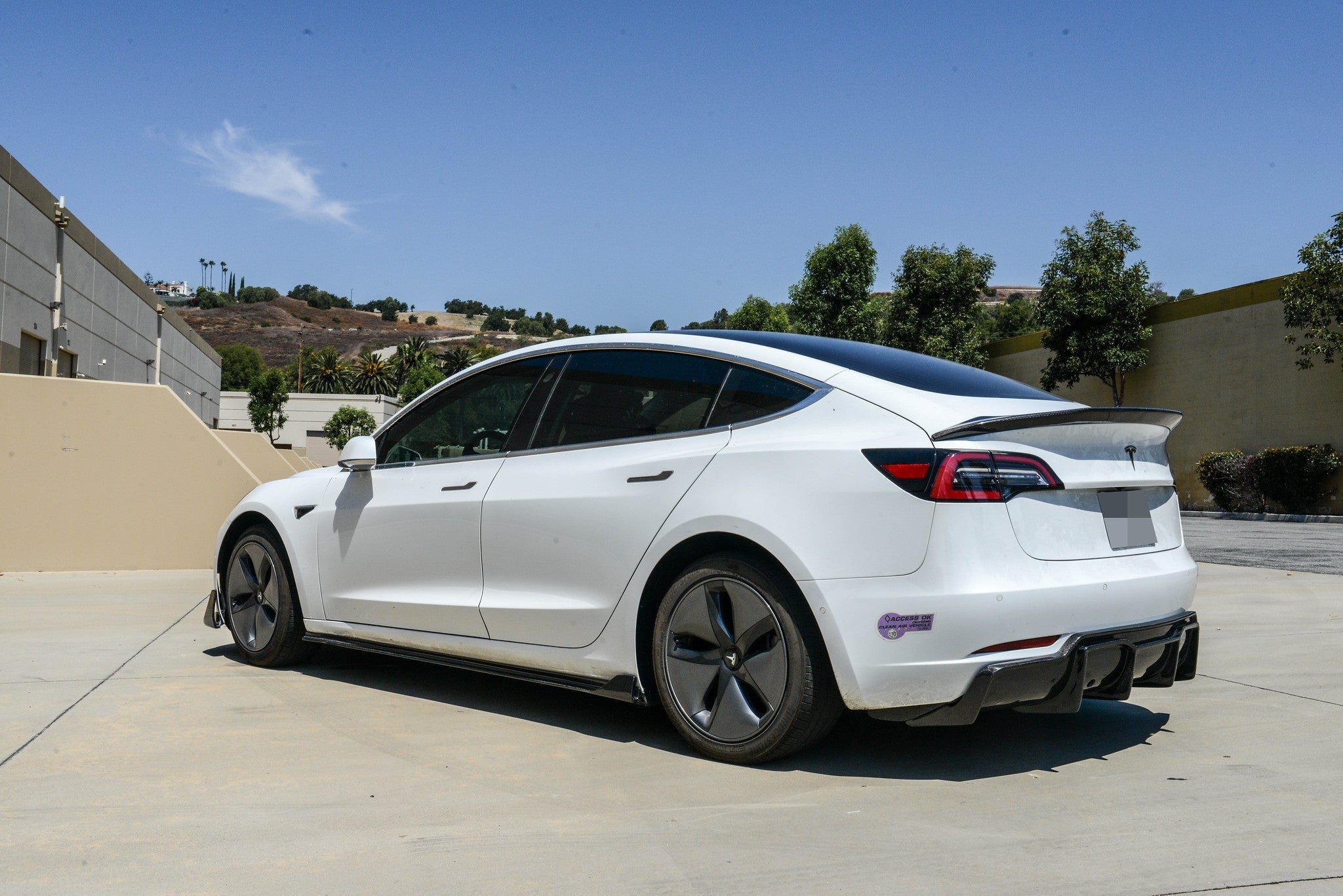 Tesla Aero Carbon Fiber Parts