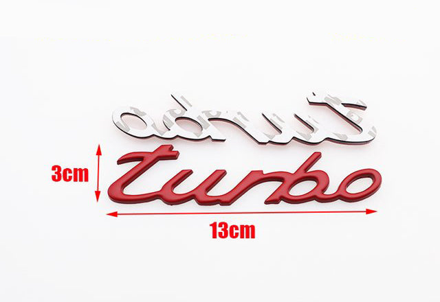 Porsche Turbo Trunk Emblem