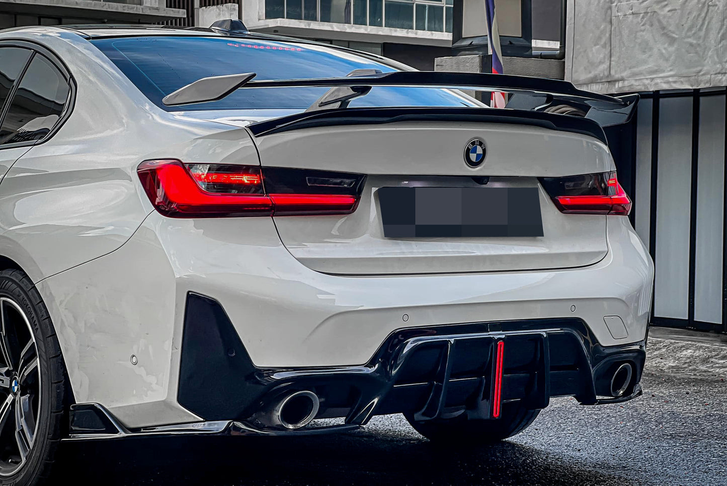 BMW G80 M3 G82 G83 M4 Performance Style Carbon Fiber Trunk Rear Spoiler Wing