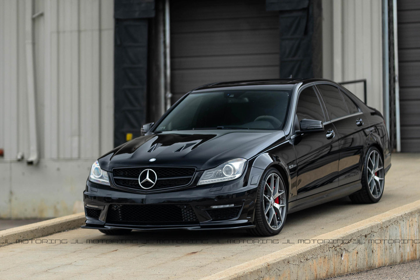 Mercedes Benz W204 LCI C63 AMG Carbon Fiber Front Lip