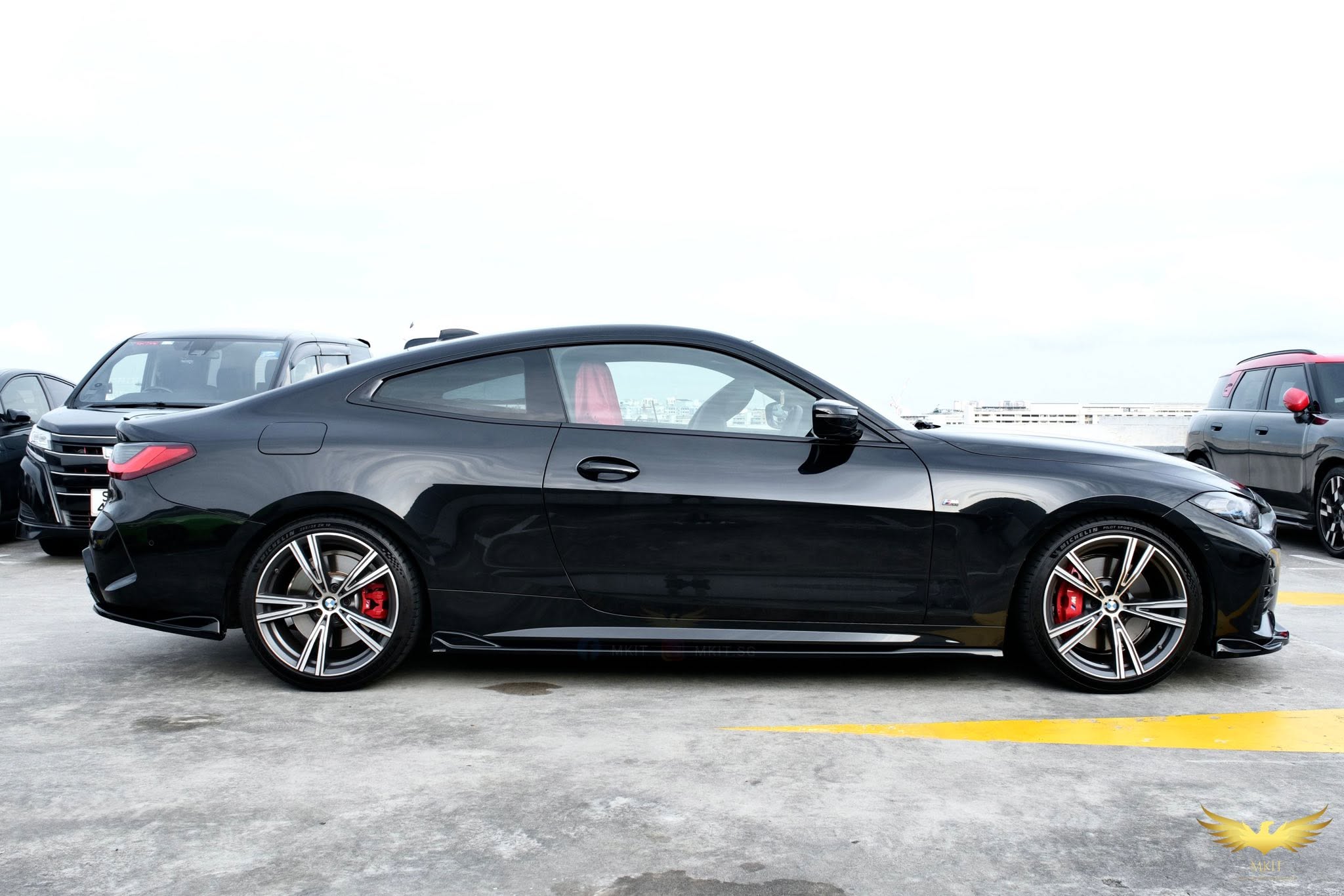 BMW G22 G23 4 Series M Sport GTS Carbon Fiber Side Skirts