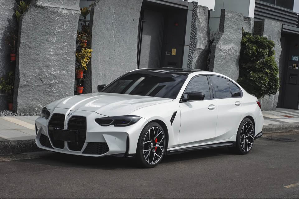 BMW G20 G21 3 Series M3 Style Front Bumper, White BMW - JL Motoring