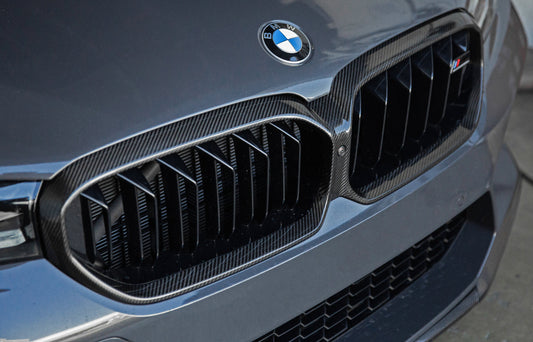 BMW F90 M5 Facelift Carbon Fiber Front Grilles