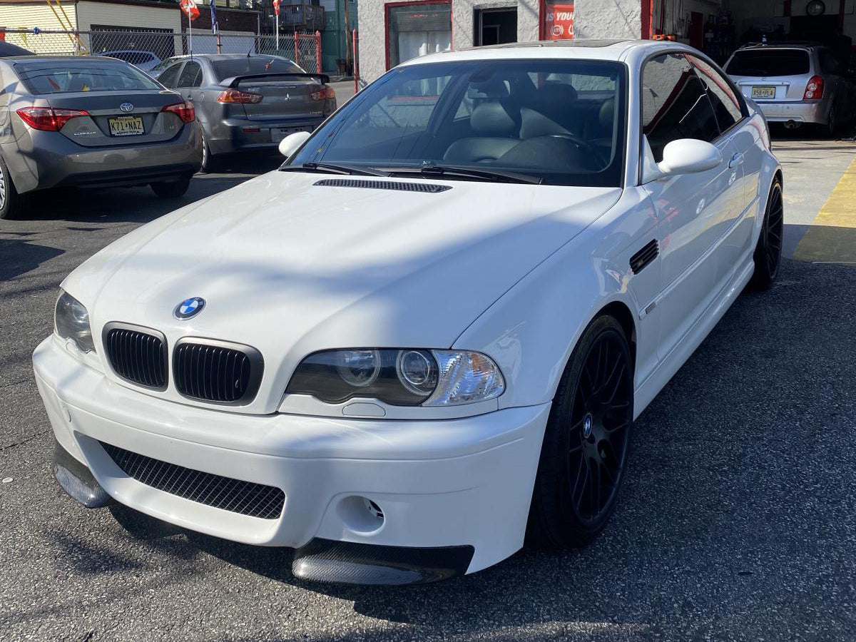 BMW E46 M3 Carbon Fiber Front Splitters for CSL Style Front Bumper