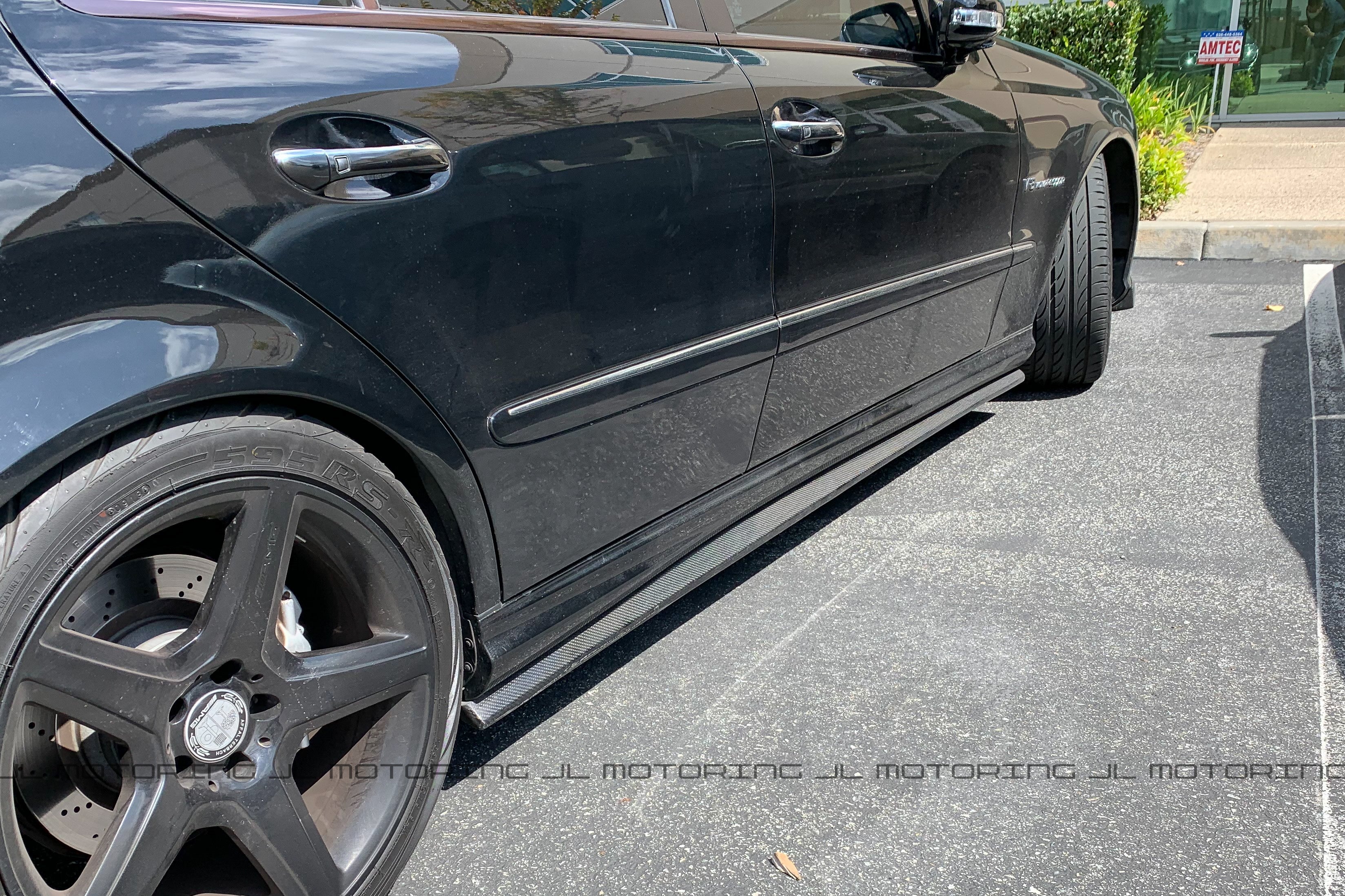 Mercedes Benz W211 E55 E63 AMG Carbon Fiber Side Skirts