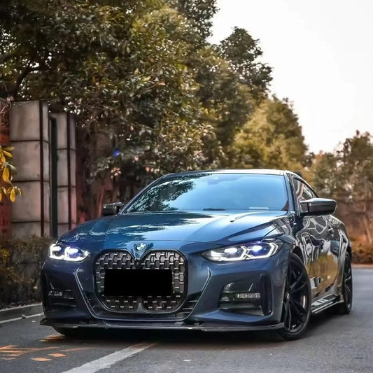 BMW G22 G23 G26 4 Series M Sport 3D Carbon Fiber Front Lip