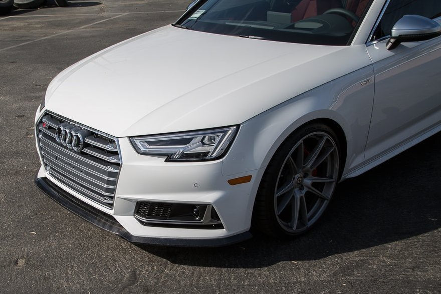 Audi B9 S4 A4 S Line Carbon Fiber Front Lip - JL Motoring