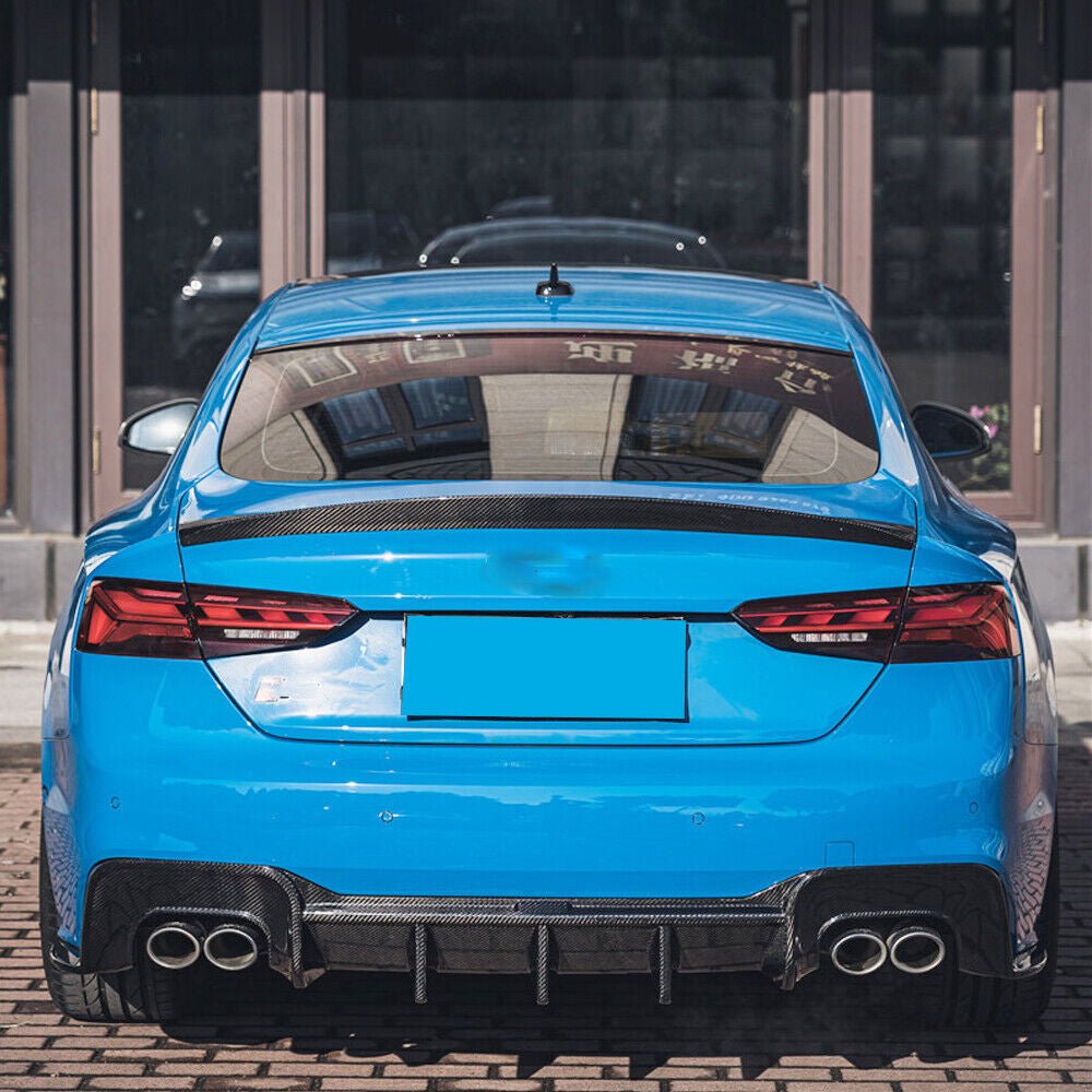 Audi B9.5 S5 A5 S Line Carbon Fiber Rear Diffuser - JL Motoring