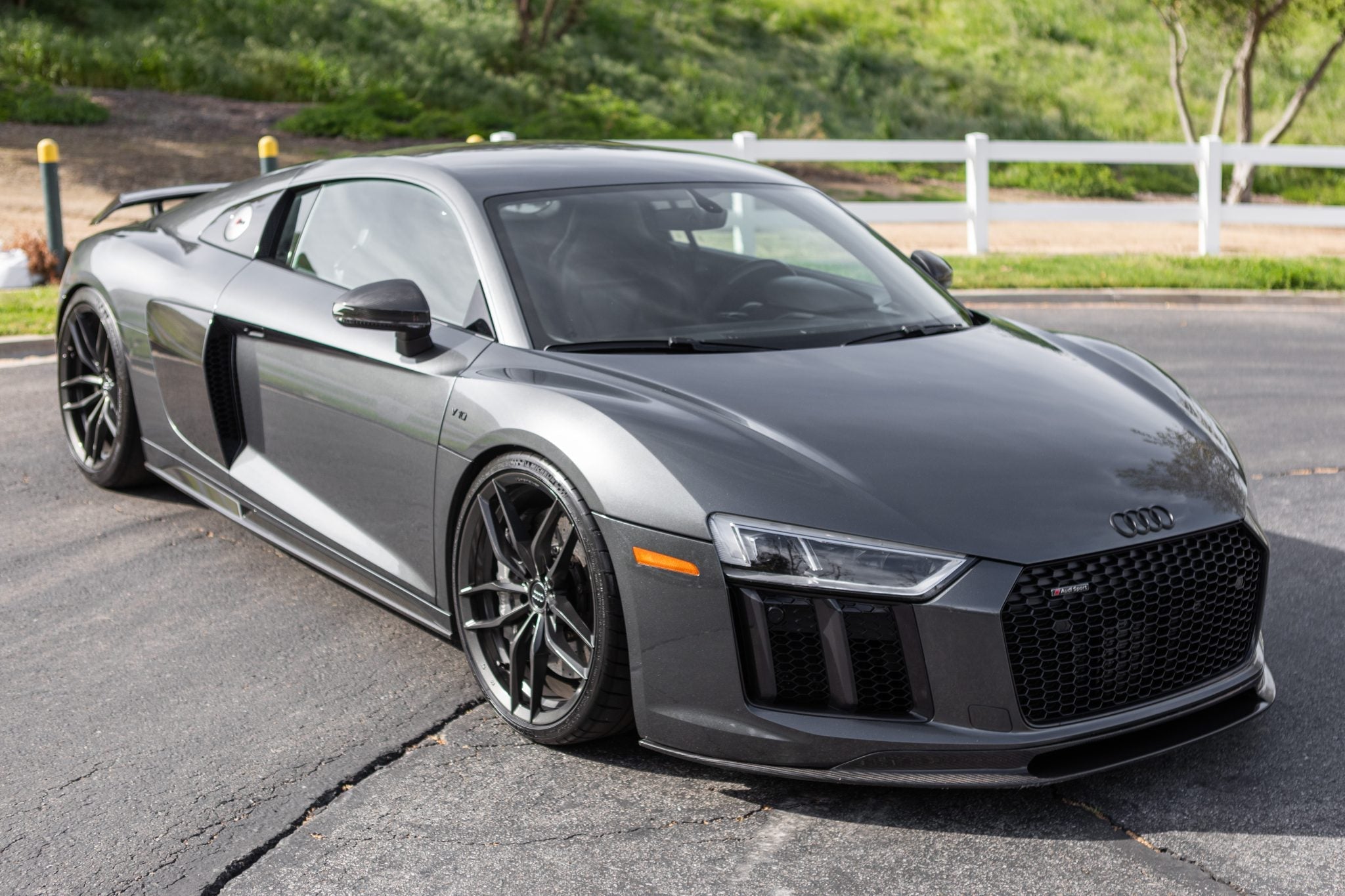 Audi R8 Carbon Fiber Front Lip - JL Motoring