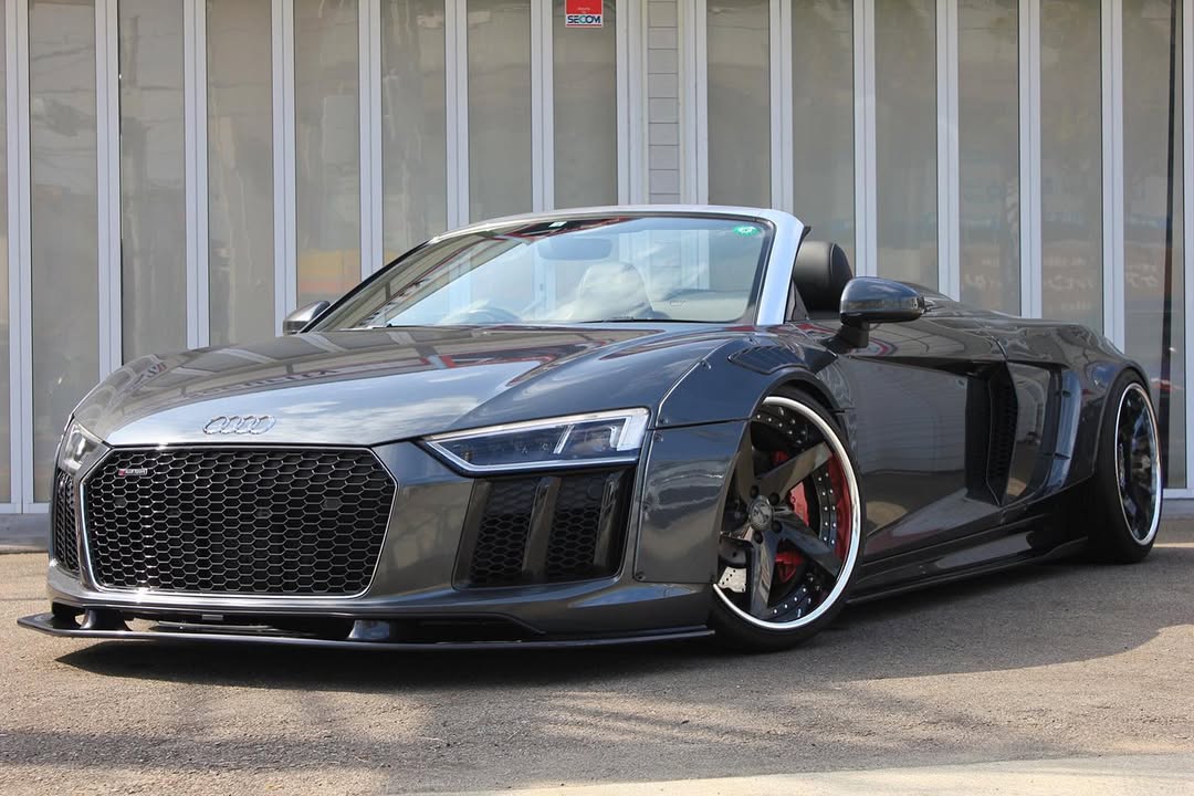 Audi R8 Sport Carbon Fiber Front Lip - JL Motoring