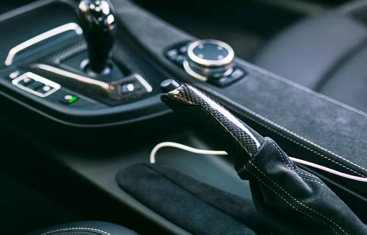 BMW Carbon Fiber Hand Brake - BMW F Chassis - JL Motoring