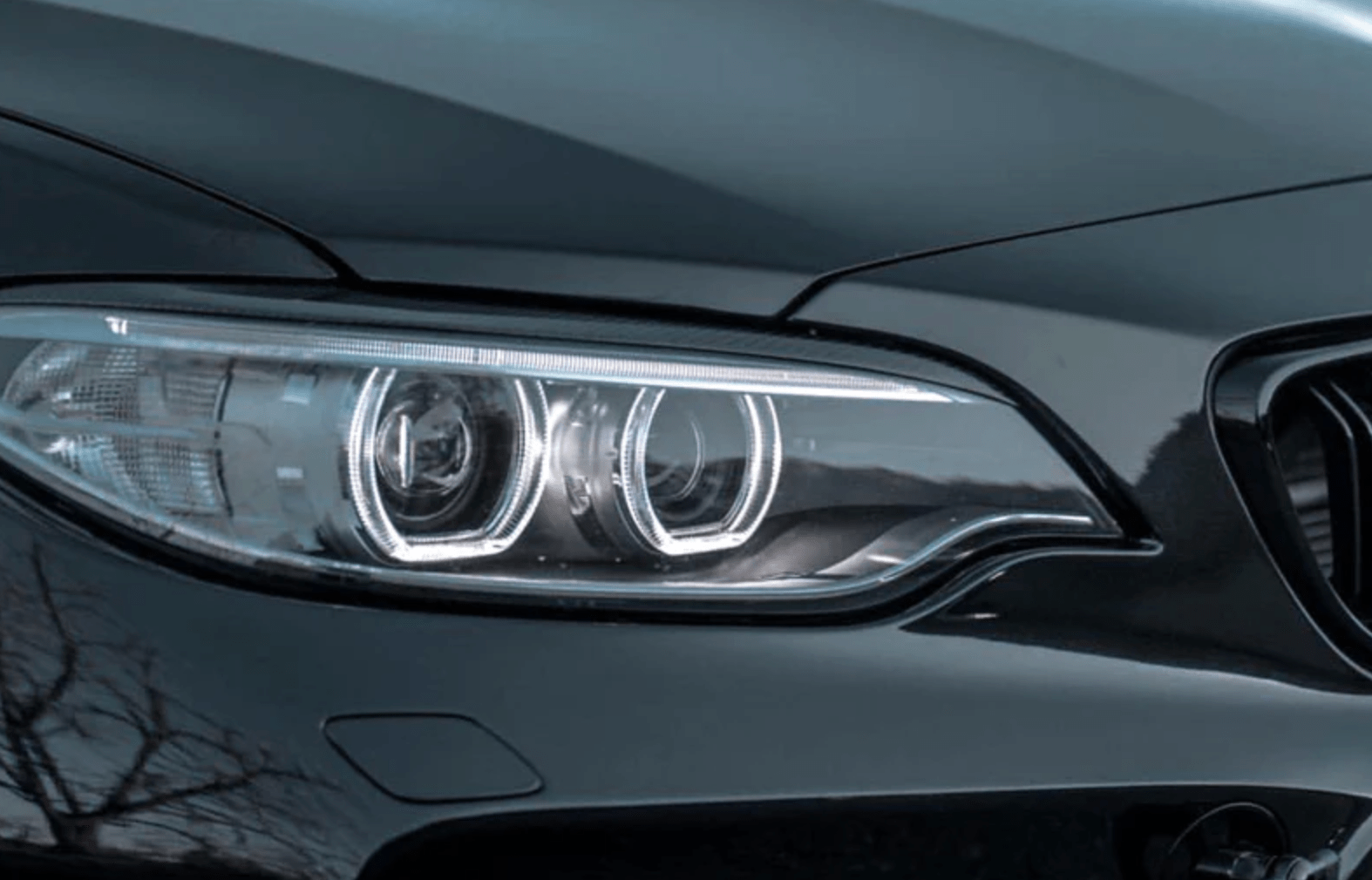 BMW Carbon Fiber Headlight Covers - F87 M2 F22 2 Series - JL Motoring