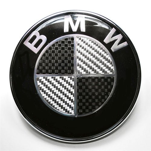 BMW Carbon Fiber Steering Wheel Emblem - JL Motoring