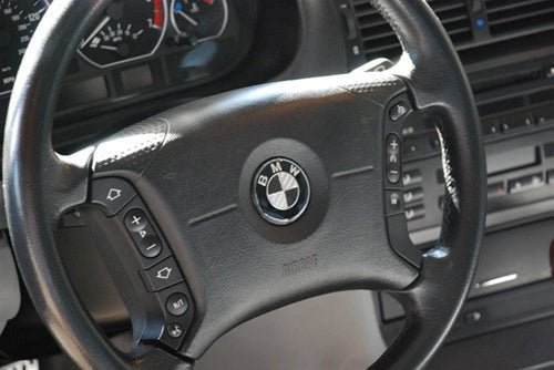 BMW Carbon Fiber Steering Wheel Emblem - JL Motoring