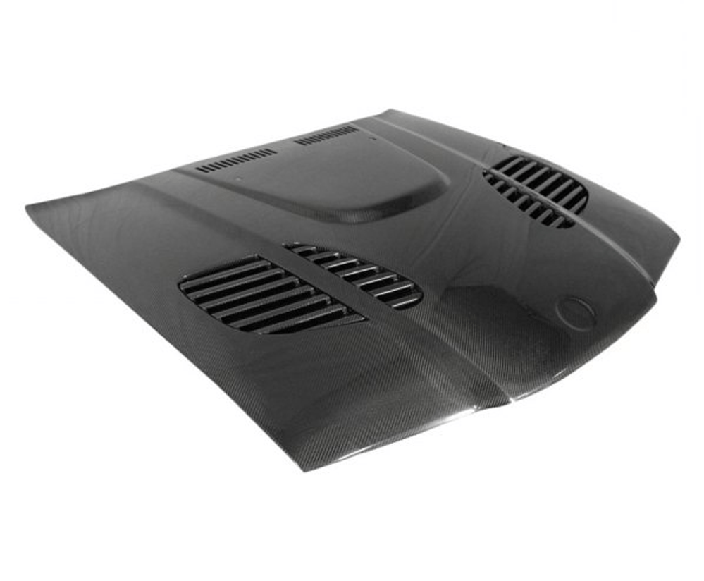 BMW E36 M3 3 Series GTR Carbon Fiber Hood - JL Motoring