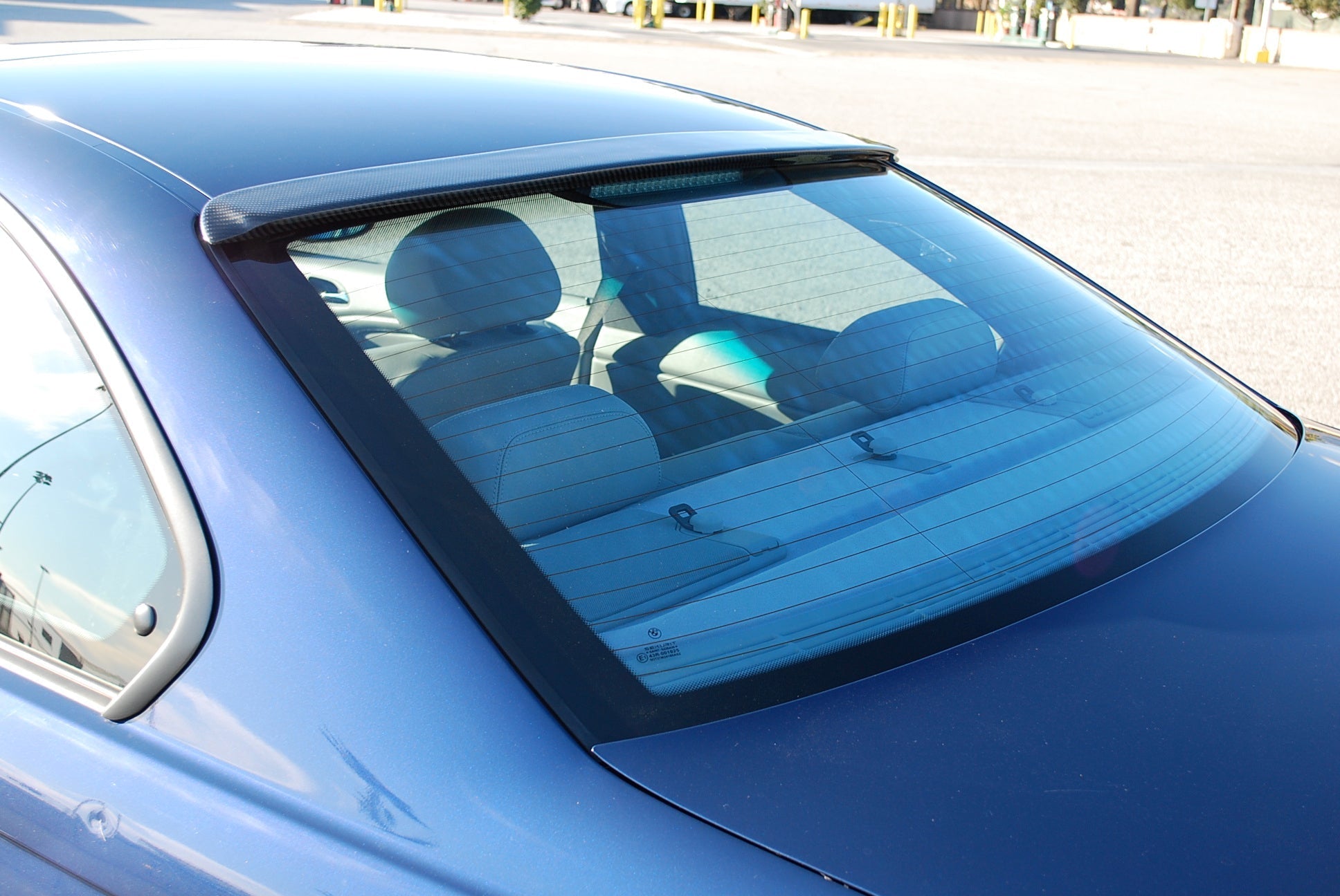 BMW E46 3 Series Sedan ACS Carbon Fiber Roof Spoiler - JL Motoring