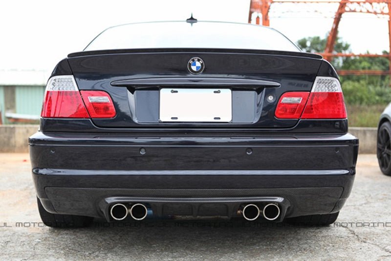BMW E46 M3 GTS Carbon Fiber Rear Diffuser - JL Motoring