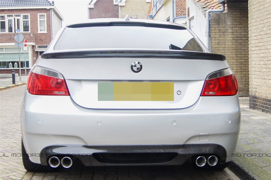 BMW E60 5 Series ACS Style Carbon Fiber Trunk Spoiler - JL Motoring