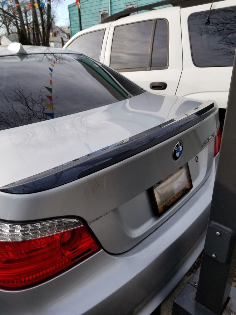BMW E60 5 Series Carbon Fiber Trunk Spoiler - JL Motoring