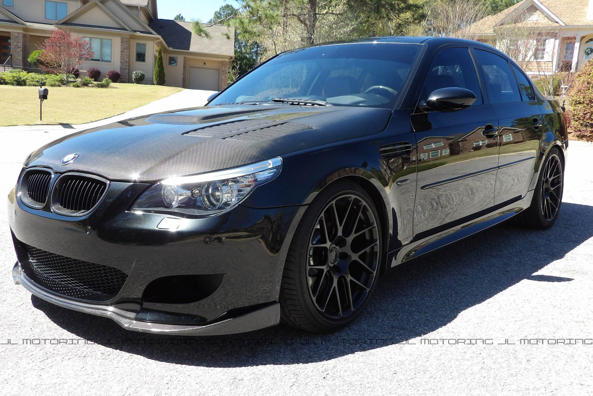 BMW E60 M5 Carbon Fiber Front Spoiler - JL Motoring