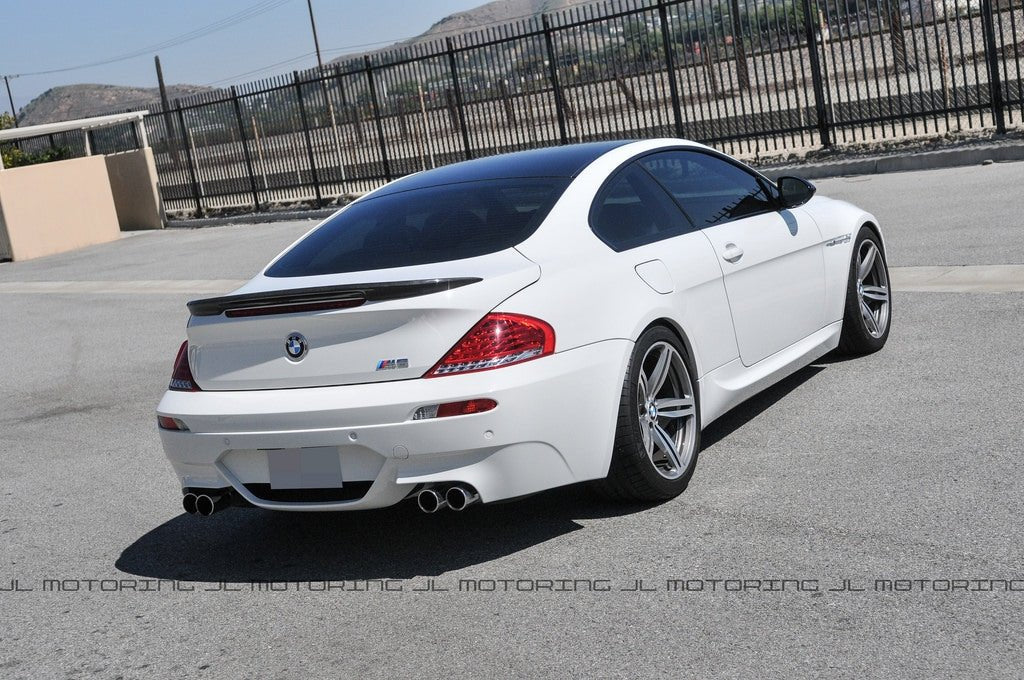 BMW E63 6 Series M6 Facelift Carbon Fiber Trunk Spoiler - JL Motoring