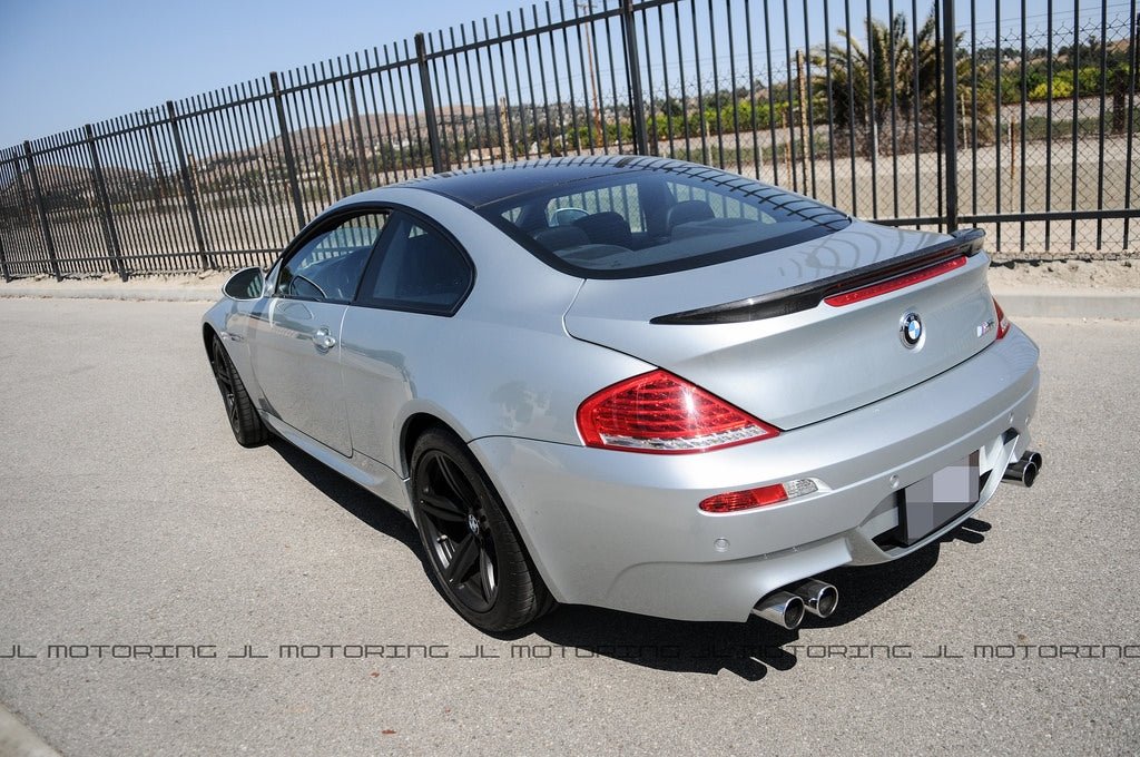 BMW E63 6 Series M6 Facelift Carbon Fiber Trunk Spoiler - JL Motoring