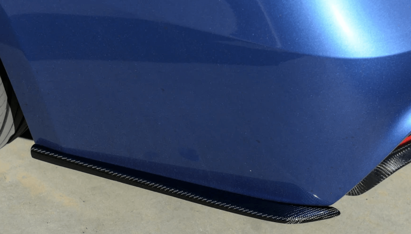 BMW E63 E64 M6 Carbon Fiber Rear Bumper Side Skirts - JL Motoring