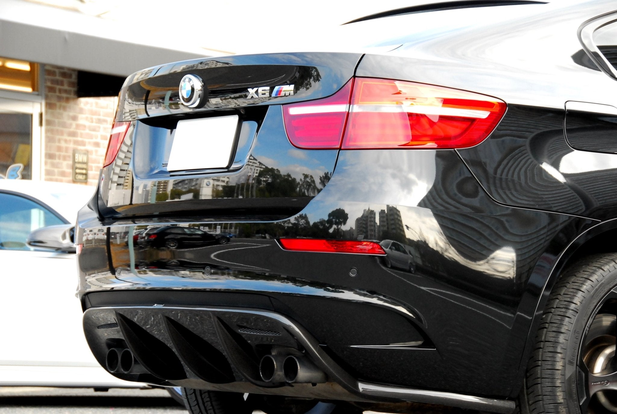BMW E71 X6 M Carbon Fiber Rear Diffuser - JL Motoring