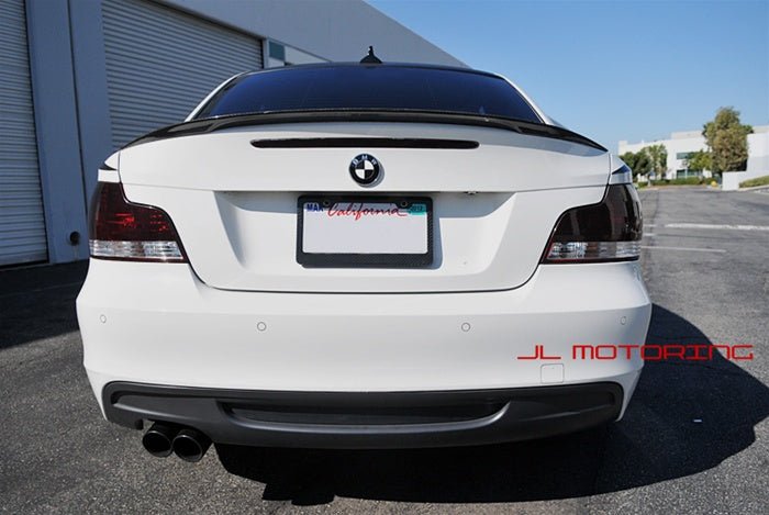 BMW E82 1 Series Performance Style Carbon Fiber Trunk Spoiler - JL Motoring