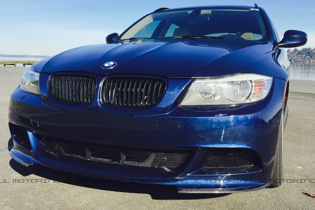 BMW E90 3 Series Performance Bumper Carbon Fiber Front Splitters
