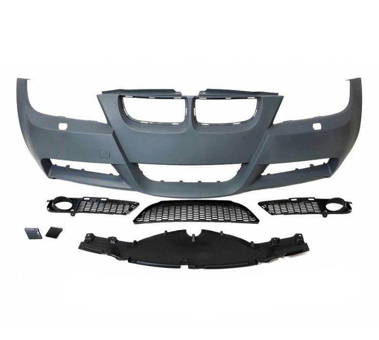BMW E90 E91 3 Series M Sport Style Front Bumper - JL Motoring
