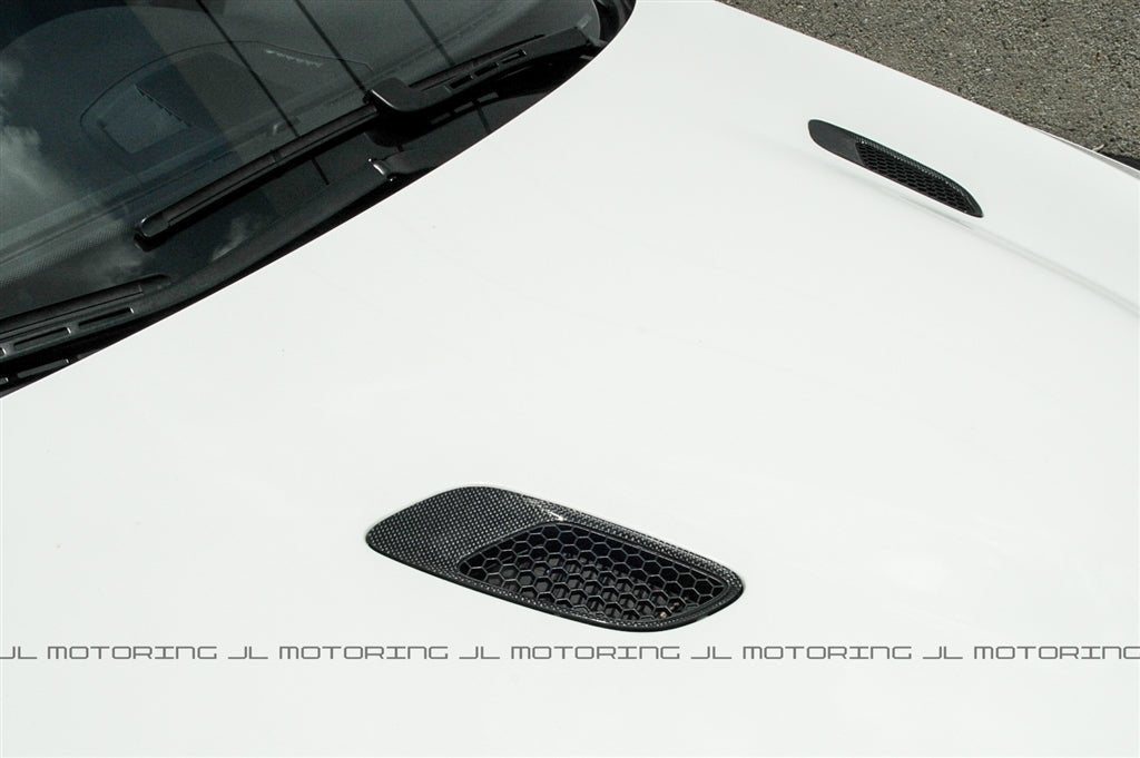 BMW E90 E92 E93 M3 Carbon Fiber Hood Vents - JL Motoring