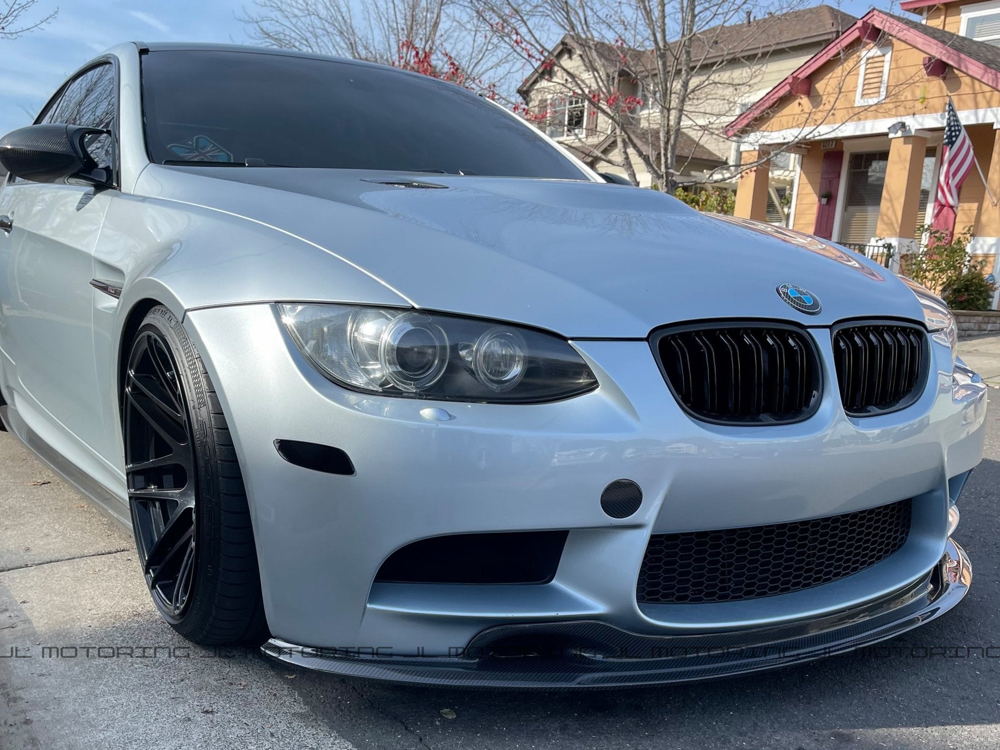 BMW E90 E92 E93 M3 GT3 Carbon Fiber Front Lip - JL Motoring