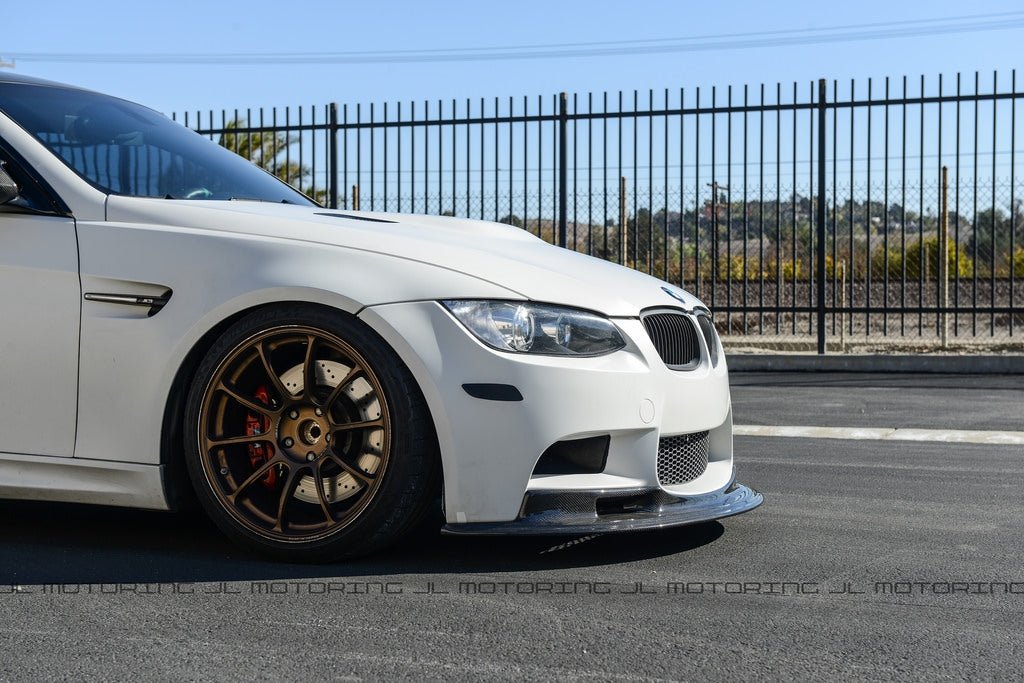 BMW E90 E92 E93 M3 Type III Carbon Fiber Front Lip - JL Motoring