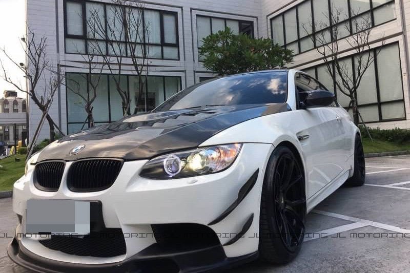 BMW E90 E92 M3 Carbon Fiber Front Canards - JL Motoring
