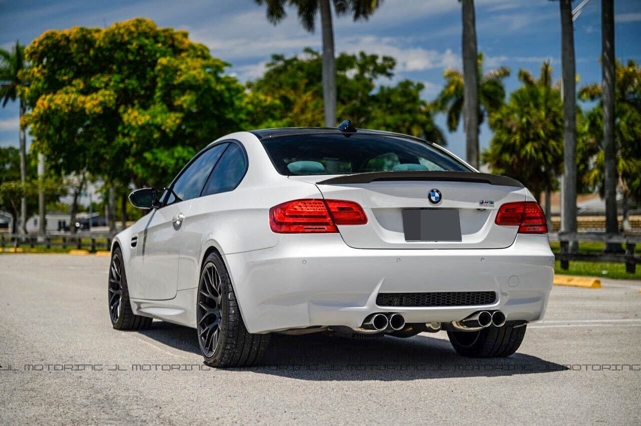 BMW E92 3 Series Coupe Performance Style Carbon Fiber Trunk Spoiler - JL Motoring
