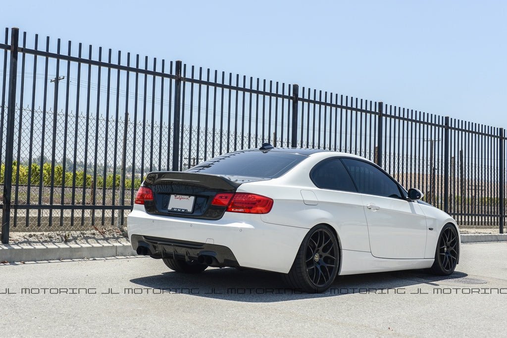 BMW E92 3 Series M Sport DTM Carbon Fiber Rear Diffuser - Quad - JL Motoring