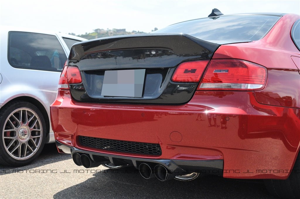 BMW E92 Coupe Amuse Ericsson Style Carbon Fiber Bootlid Trunk - JL Motoring