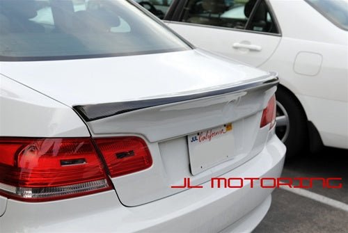 BMW E92 CSL Style Add On Carbon Fiber Trunk Spoiler - JL Motoring