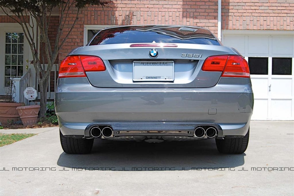 BMW E92 E93 3 Series 335 Carbon Fiber Rear Diffuser - JL Motoring