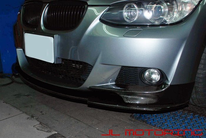 BMW E92 E93 3 Series M Sport Carbon Fiber Front Splitters - JL Motoring