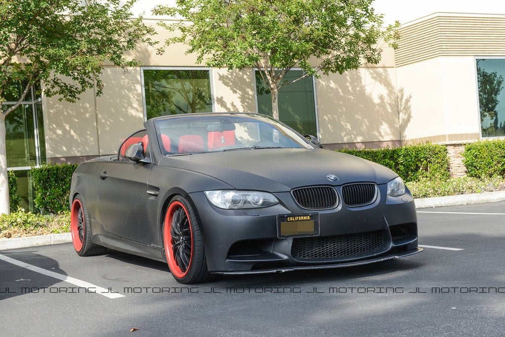 BMW E92 E93 3 Series M Sport Carbon Fiber Front Spoiler - JL Motoring