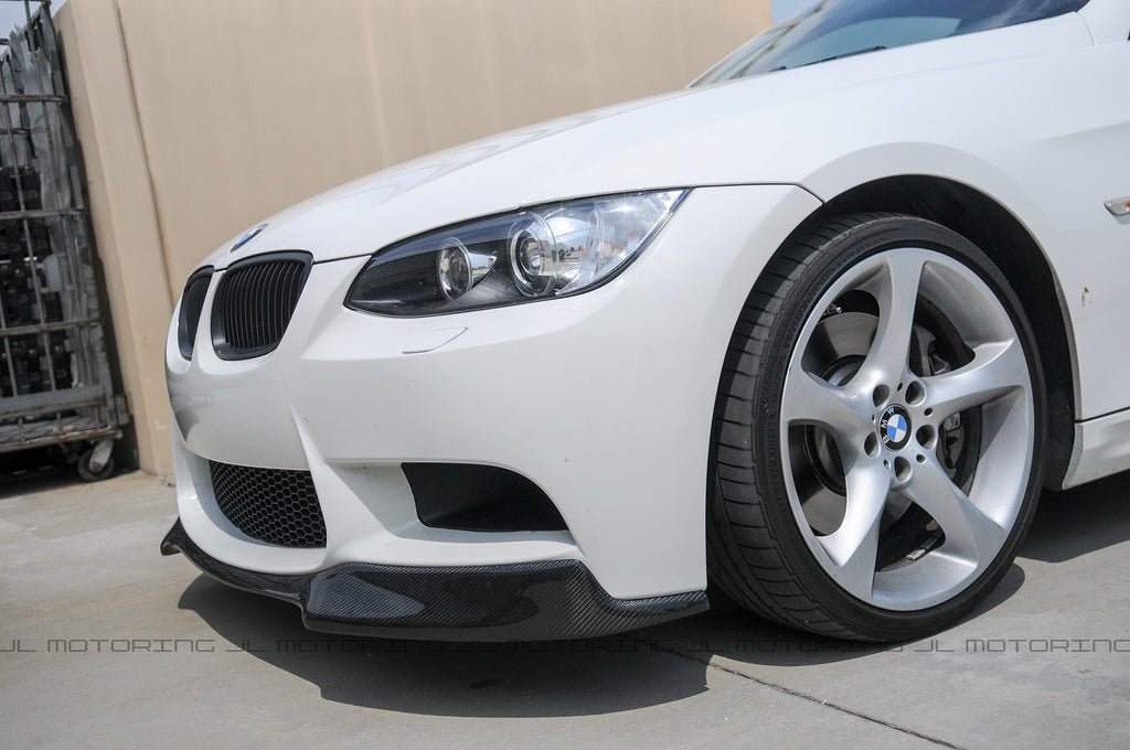 BMW E92 E93 3 Series M3 Style Bumper Carbon Fiber Front Lip - JL Motoring