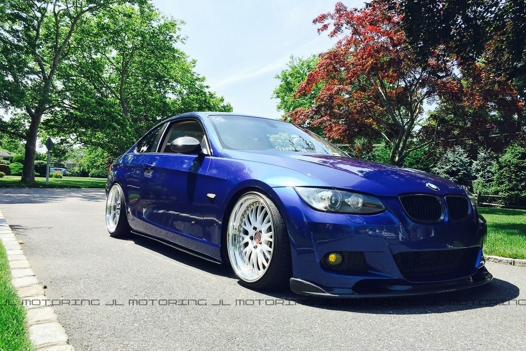 BMW E92 E93 M Sport 328 335 Carbon Fiber Front Lip - JL Motoring