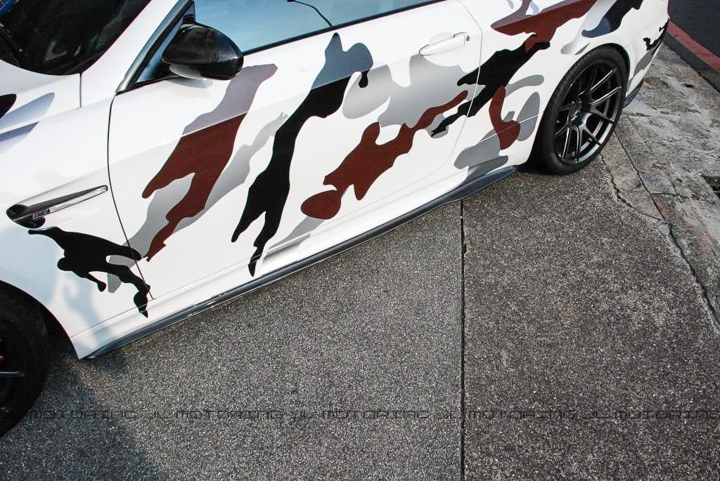 BMW E92 E93 M3 Carbon Fiber Side Skirts - JL Motoring