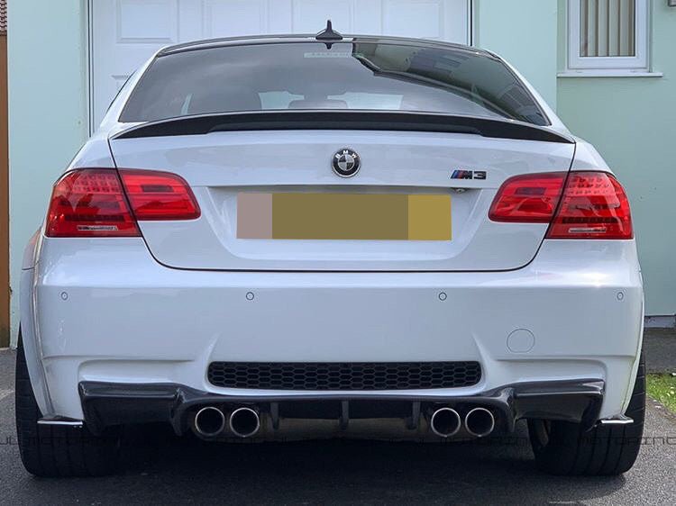 BMW E92 E93 M3 Type IV Carbon Fiber Rear Diffuser - JL Motoring