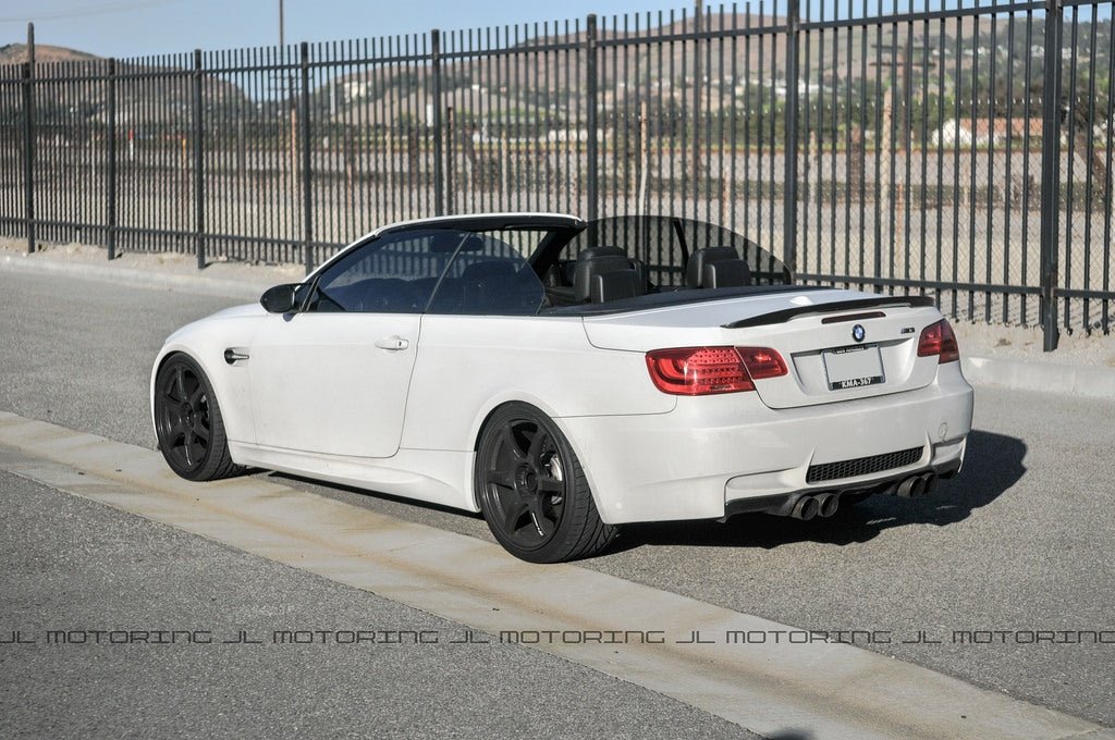 BMW E93 3 Series Convertible Performance Style Carbon Fiber Trunk Spoiler - JL Motoring