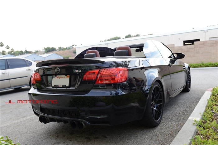 BMW E93 3 Series Convertible Performance Style Carbon Fiber Trunk Spoiler - JL Motoring