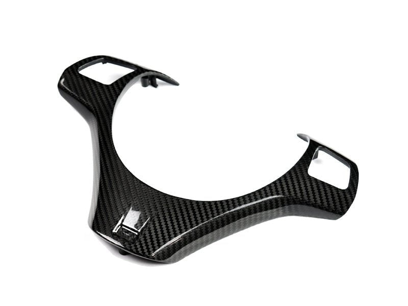 BMW E9X E90 M3 E92 E93 M3 E82 1M Carbon Fiber Steering Wheel Trim - JL Motoring