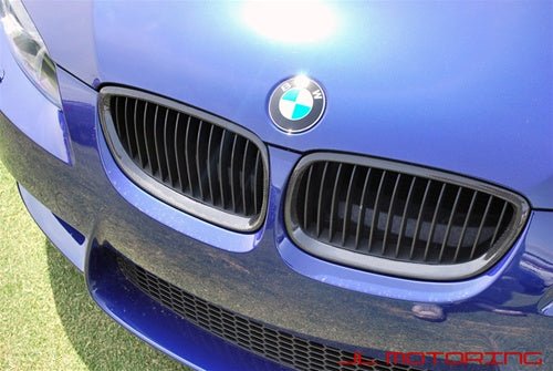 BMW E9X M3 E92 E93 328 338 Carbon Fiber Front Grilles - JL Motoring